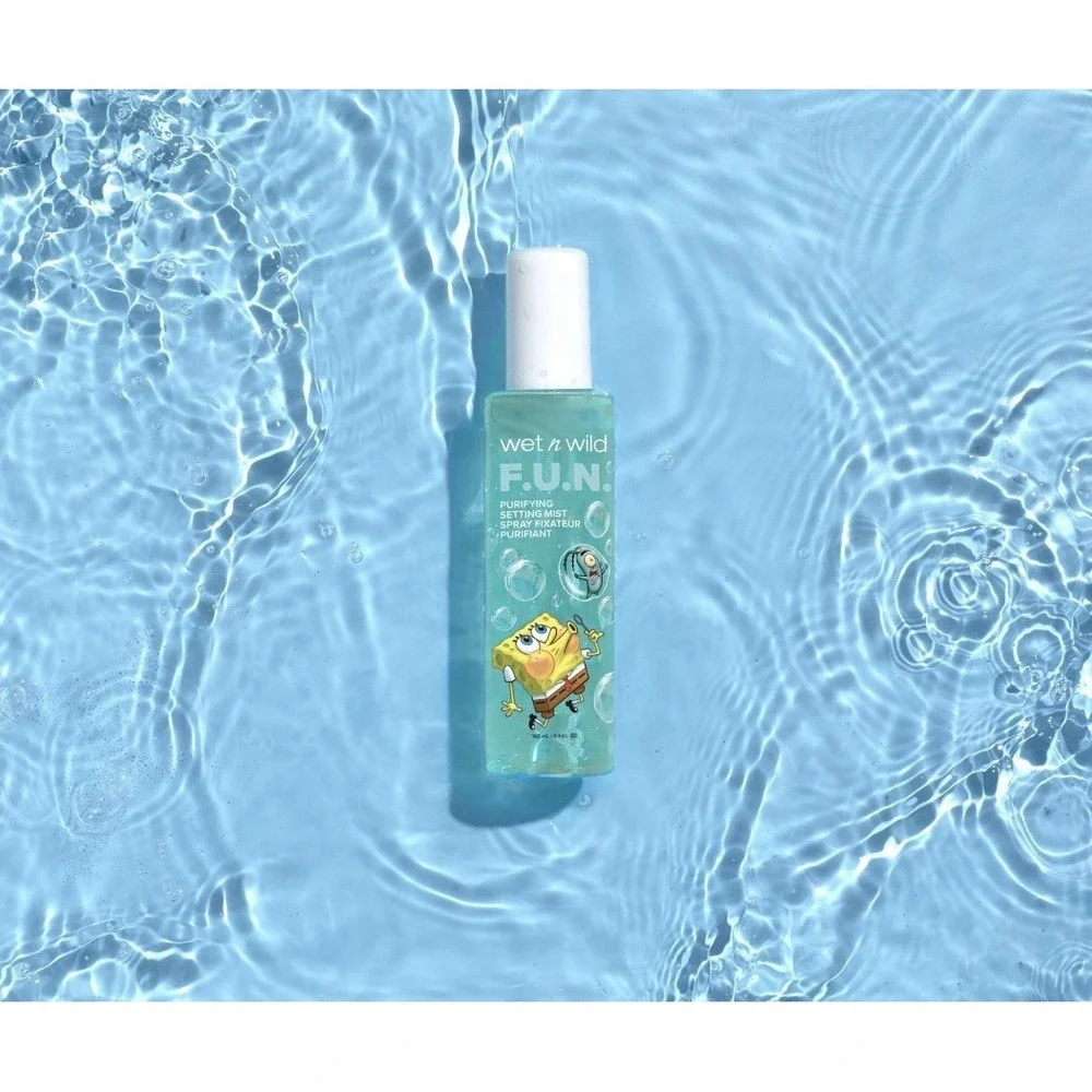 Wet n Wild Makeup X SpongeBob F.U.N. FUN Purifying Setting Face Mist 3.4 oz